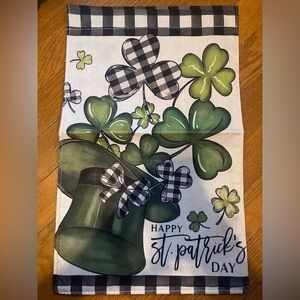 Garden Flag St. Patrick's Day 12” x 18” NWOT